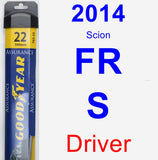 Driver Wiper Blade for 2014 Scion FR-S - Assurance