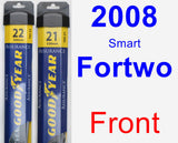 Front Wiper Blade Pack for 2008 Smart Fortwo - Assurance