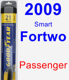 Passenger Wiper Blade for 2009 Smart Fortwo - Assurance