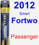 Passenger Wiper Blade for 2012 Smart Fortwo - Assurance