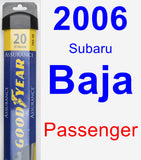 Passenger Wiper Blade for 2006 Subaru Baja - Assurance