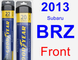 Front Wiper Blade Pack for 2013 Subaru BRZ - Assurance