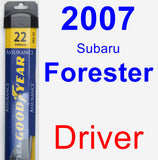 Driver Wiper Blade for 2007 Subaru Forester - Assurance