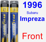 Front Wiper Blade Pack for 1996 Subaru Impreza - Assurance