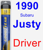 Driver Wiper Blade for 1990 Subaru Justy - Assurance