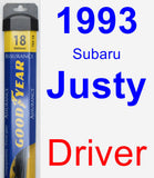 Driver Wiper Blade for 1993 Subaru Justy - Assurance