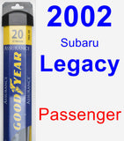 Passenger Wiper Blade for 2002 Subaru Legacy - Assurance