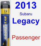 Passenger Wiper Blade for 2013 Subaru Legacy - Assurance