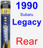 Rear Wiper Blade for 1990 Subaru Legacy - Assurance