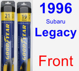 Front Wiper Blade Pack for 1996 Subaru Legacy - Assurance