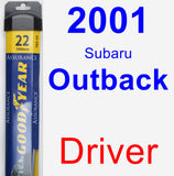 Driver Wiper Blade for 2001 Subaru Outback - Assurance