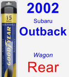 Rear Wiper Blade for 2002 Subaru Outback - Assurance