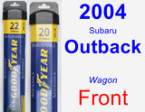 Front Wiper Blade Pack for 2004 Subaru Outback - Assurance