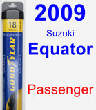 Passenger Wiper Blade for 2009 Suzuki Equator - Assurance