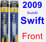 Front Wiper Blade Pack for 2009 Suzuki Swift - Assurance