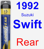 Rear Wiper Blade for 1992 Suzuki Swift - Assurance