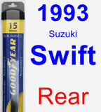 Rear Wiper Blade for 1993 Suzuki Swift - Assurance