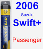 Passenger Wiper Blade for 2006 Suzuki Swift+ - Assurance