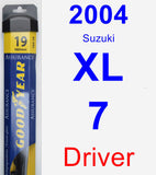 Driver Wiper Blade for 2004 Suzuki XL-7 - Assurance