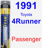 Passenger Wiper Blade for 1991 Toyota 4Runner - Assurance