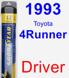 Driver Wiper Blade for 1993 Toyota 4Runner - Assurance