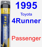 Passenger Wiper Blade for 1995 Toyota 4Runner - Assurance