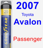 Passenger Wiper Blade for 2007 Toyota Avalon - Assurance