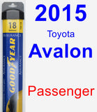 Passenger Wiper Blade for 2015 Toyota Avalon - Assurance