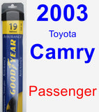 Passenger Wiper Blade for 2003 Toyota Camry - Assurance