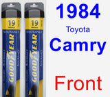 Front Wiper Blade Pack for 1984 Toyota Camry - Assurance