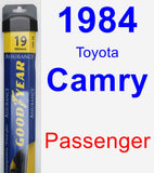 Passenger Wiper Blade for 1984 Toyota Camry - Assurance