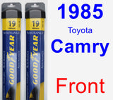 Front Wiper Blade Pack for 1985 Toyota Camry - Assurance