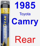 Rear Wiper Blade for 1985 Toyota Camry - Assurance