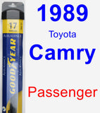 Passenger Wiper Blade for 1989 Toyota Camry - Assurance