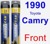 Front Wiper Blade Pack for 1990 Toyota Camry - Assurance