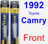 Front Wiper Blade Pack for 1992 Toyota Camry - Assurance