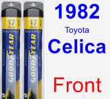 Front Wiper Blade Pack for 1982 Toyota Celica - Assurance