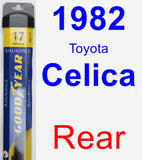 Rear Wiper Blade for 1982 Toyota Celica - Assurance