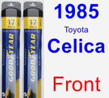 Front Wiper Blade Pack for 1985 Toyota Celica - Assurance