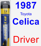 Driver Wiper Blade for 1987 Toyota Celica - Assurance