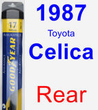 Rear Wiper Blade for 1987 Toyota Celica - Assurance