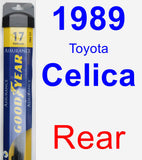 Rear Wiper Blade for 1989 Toyota Celica - Assurance