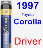 Driver Wiper Blade for 1997 Toyota Corolla - Assurance