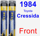 Front Wiper Blade Pack for 1984 Toyota Cressida - Assurance