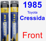 Front Wiper Blade Pack for 1985 Toyota Cressida - Assurance