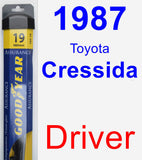 Driver Wiper Blade for 1987 Toyota Cressida - Assurance