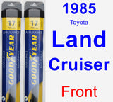 Front Wiper Blade Pack for 1985 Toyota Land Cruiser - Assurance