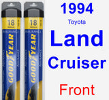 Front Wiper Blade Pack for 1994 Toyota Land Cruiser - Assurance