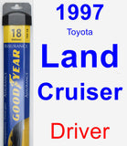 Driver Wiper Blade for 1997 Toyota Land Cruiser - Assurance