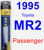 Passenger Wiper Blade for 1995 Toyota MR2 - Assurance